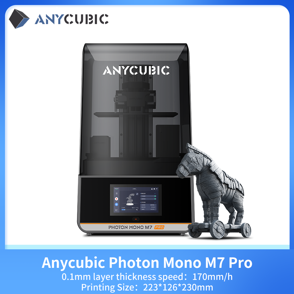 3D Printing Uv Sensitive Resin - ANYCUBIC Photon Mono M7 Pro Printer
