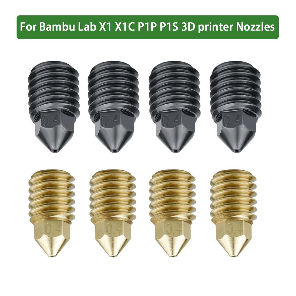 3D Printing Bambu - Nosel Kuningan Baja Keras Aliran Tinggi