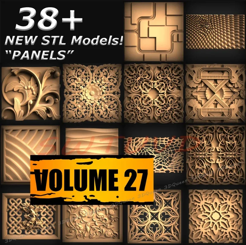 3D Printing File Stl - 38 + Panel STL koleksi File