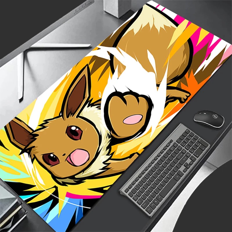 3D Printing Keyboard - P-Pokemon Eevee Anime Gaming Mouse Pad,