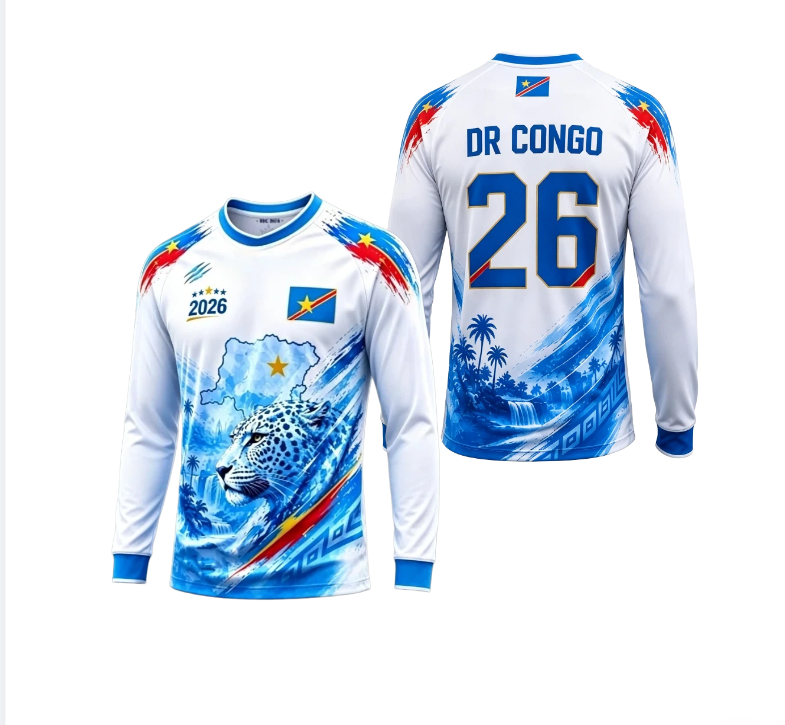 3D Printing Kpop - Kaos oblong lengan panjang Congo 2026,