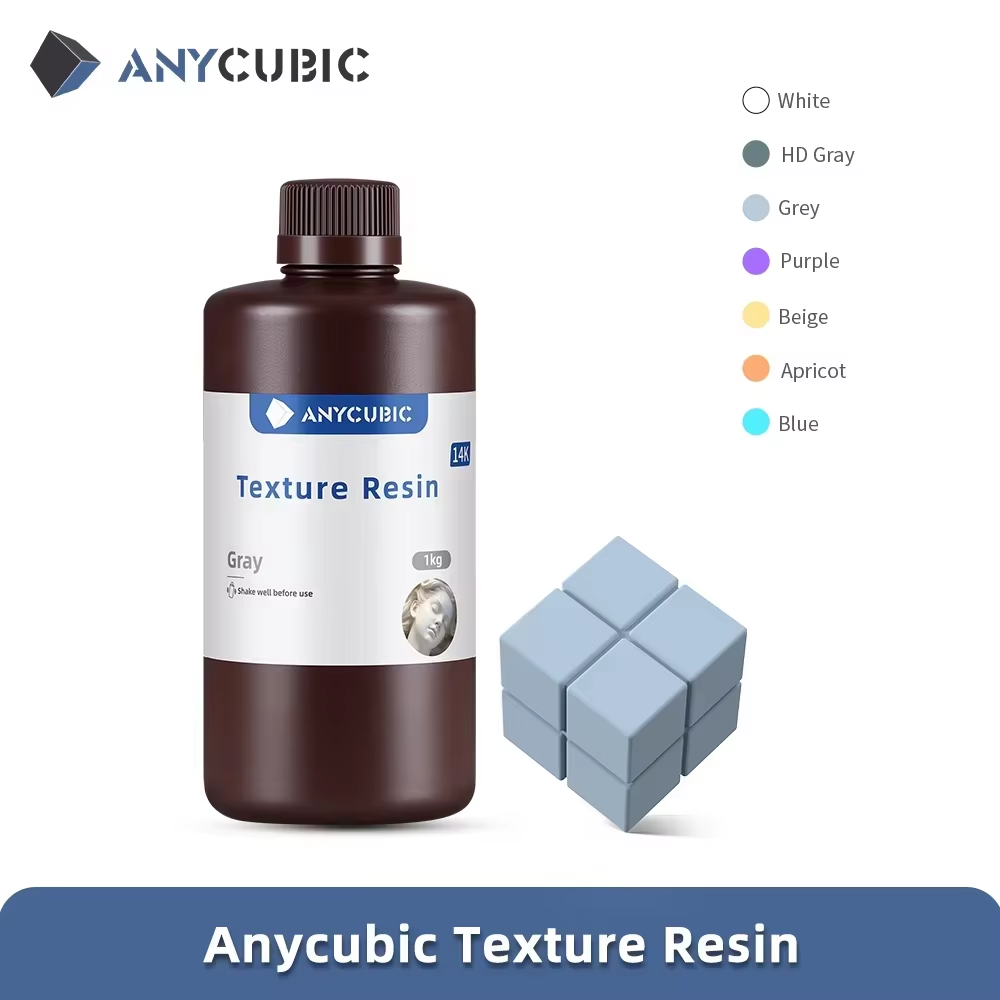3D Printing Uv Sensitive Resin - Resin Tekstur ANYCUBIC 14K Presisi Tinggi