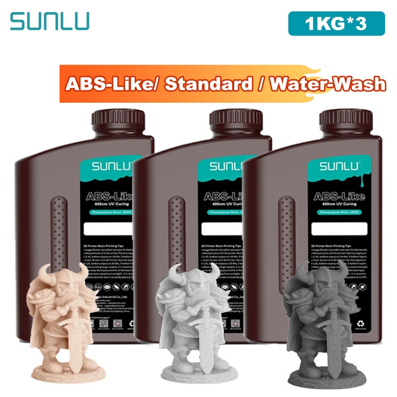 3D Printing Uv Sensitive Resin - Resin SUNLU 3KG Mirip ABS/ Standar