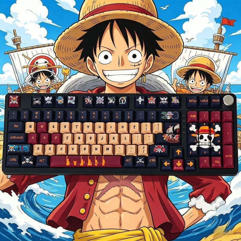3D Printing Keyboard - BANDAI One Piece Monkey D. Luffy