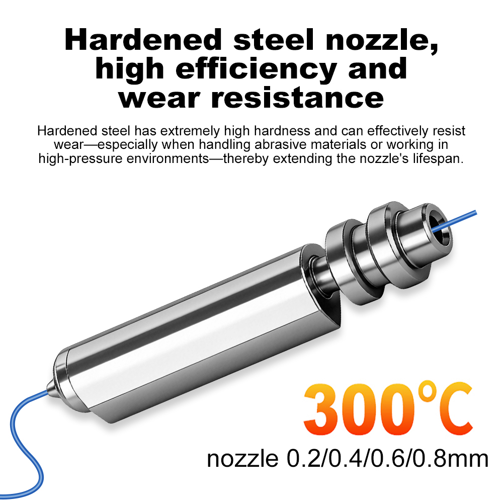 3D Printer Hotend Kit - Nosel Bimetalik yang Ditingkatkan untuk Anycubic