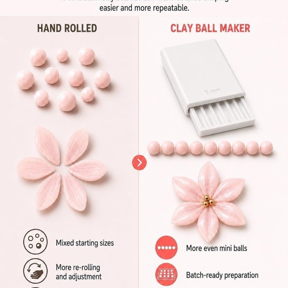 4Pcs Alat Pembuat Bola Gel Tan - 3D Printing Maker ulasan dan harga