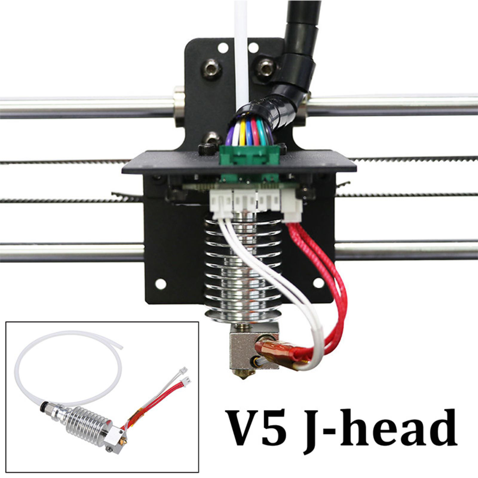 1PC V5 J-Head Hotend Kit 0.4mm - 3D Printer Hotend Kit ulasan dan harga