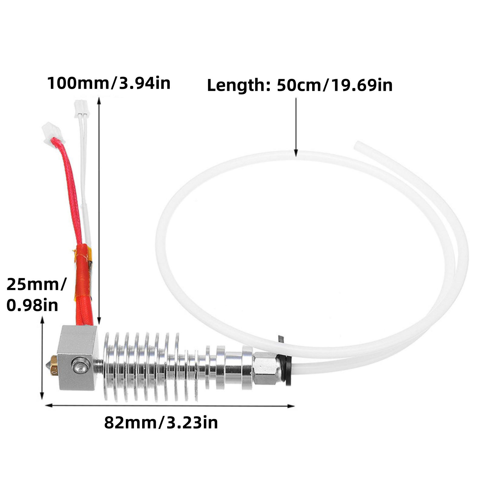1PC V5 J-Head Hotend Kit 0.4mm - 3D Printer Hotend Kit ulasan dan harga