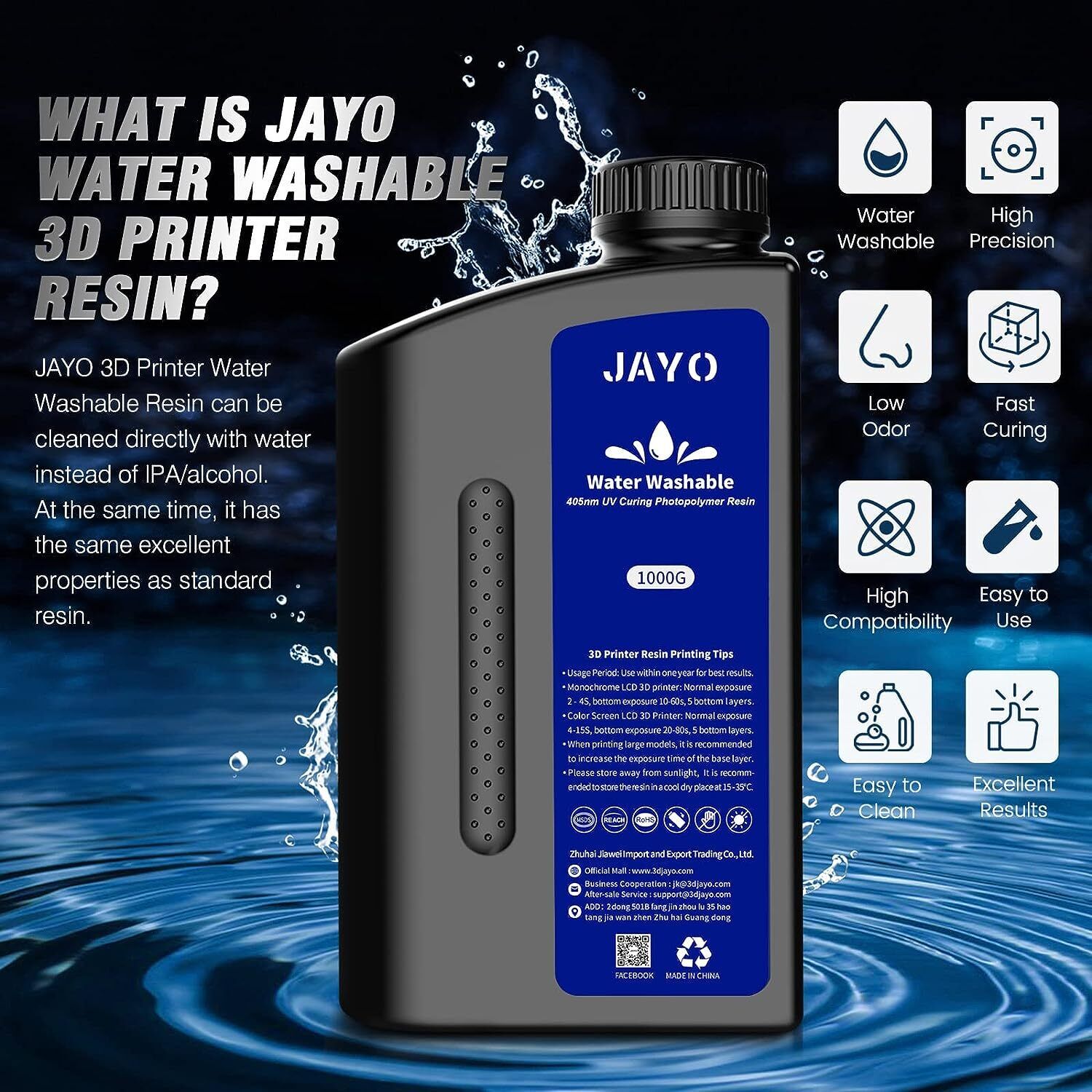 JAYO Resin Printer 3D Standar/ - 3D Printing Uv Sensitive Resin ulasan dan harga