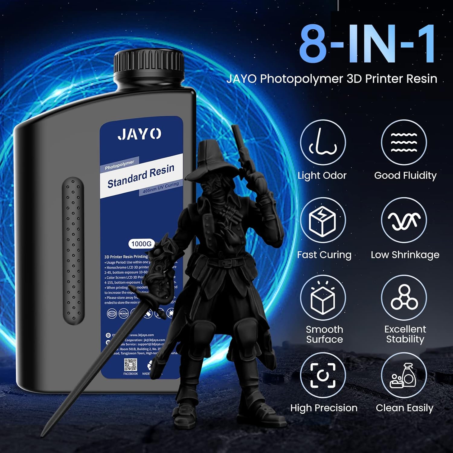 JAYO Resin Printer 3D Standar/ - 3D Printing Uv Sensitive Resin ulasan dan harga