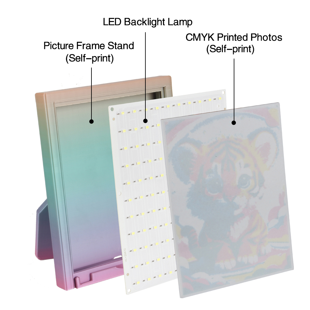 Untuk Bambu Lab Lithophane Led - 3D Printing Bambu ulasan dan harga
