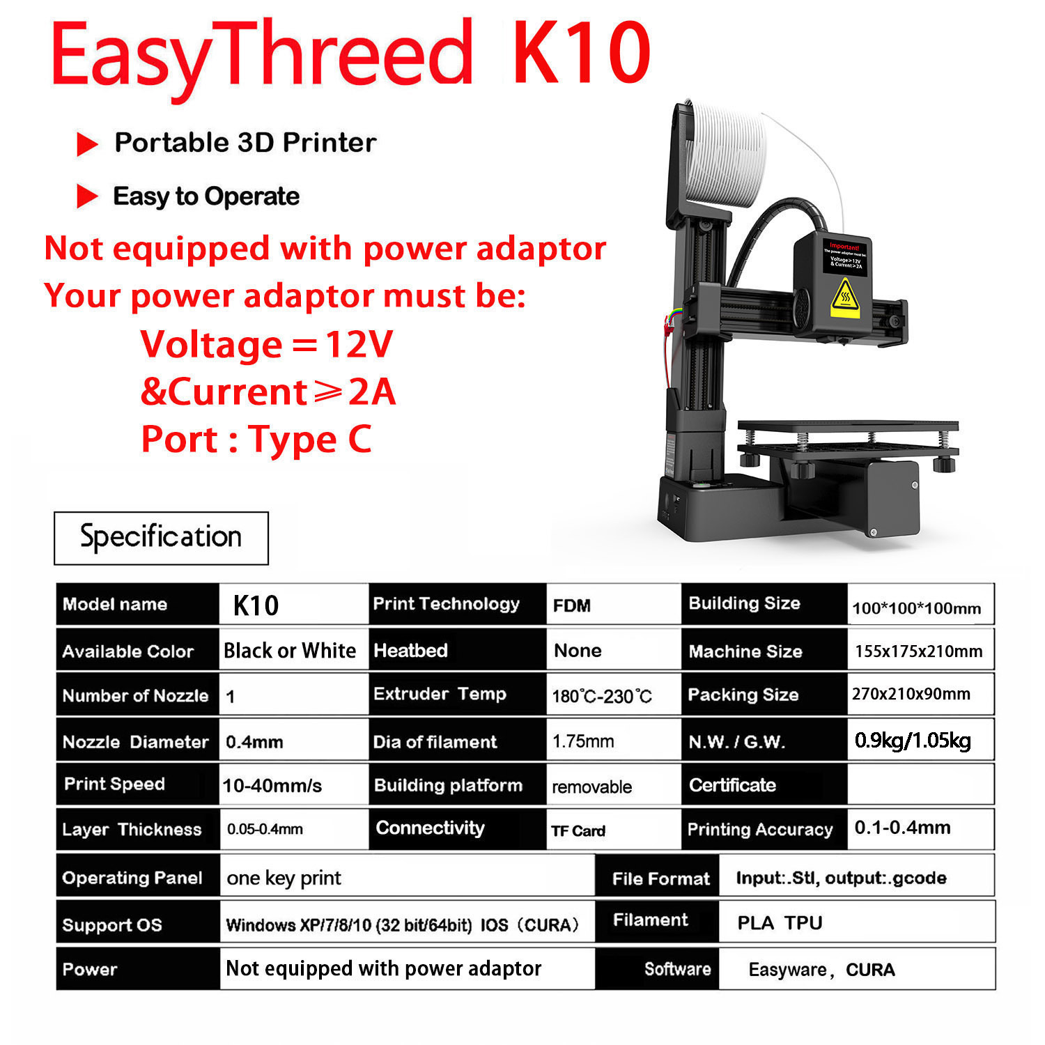 Printer 3D K10 Entry Level, Me - 3D Printing Design Software ulasan dan harga