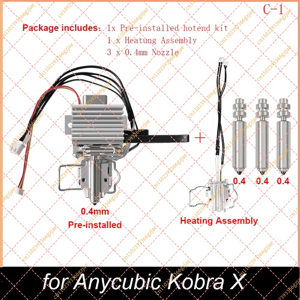 Kit Hotend 0.4mm yang Sudah Te - 3D Printer Hotend Kit ulasan dan harga