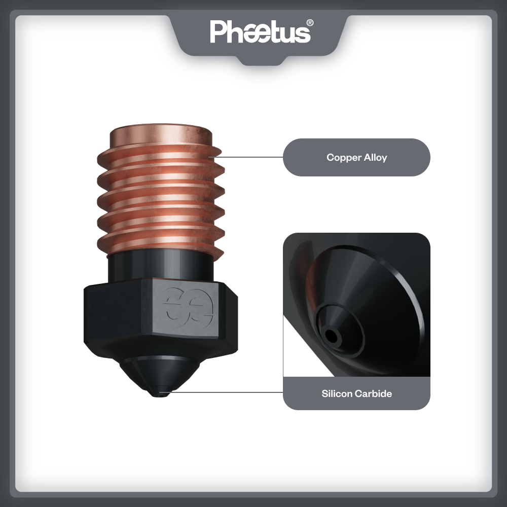 Nosel Phaetus Silicon Carbide  - 3D Printer Hotend Kit ulasan dan harga