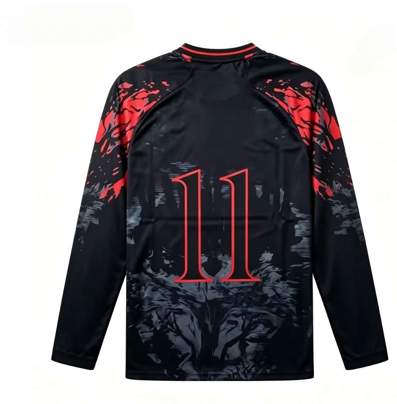 Siluet iblis hitam, kaos lenga - 3D Printing Kpop ulasan dan harga