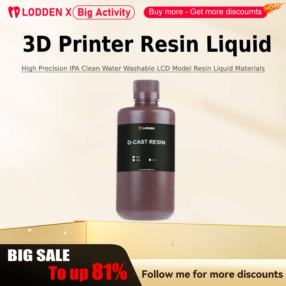 Lodden 3D Printer Cairan Resin - 3D Printing Xyz ulasan dan harga