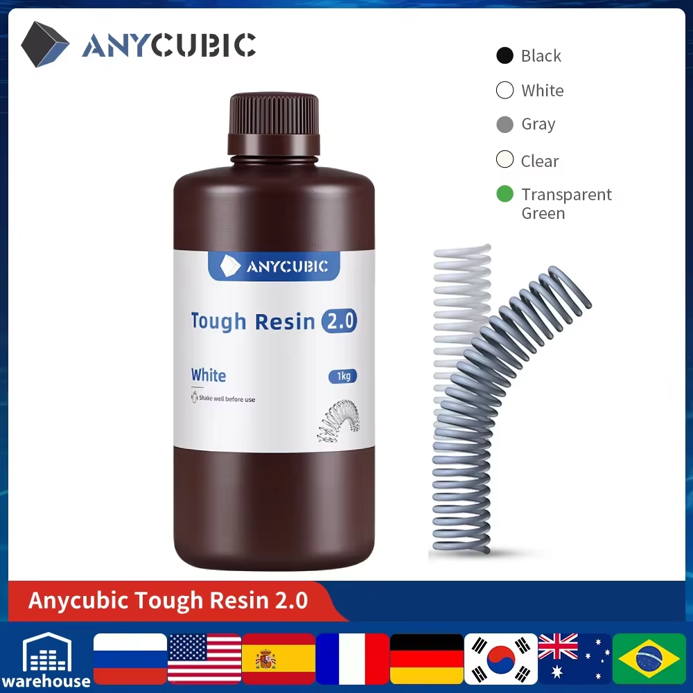 ANYCUBIC Resin kuat fleksibel, - 3D Printing Uv Sensitive Resin ulasan dan harga