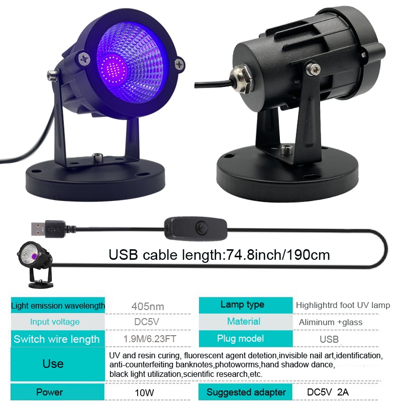 Lampu LED Ungu 10W 30W Lampu H - 3D Printing Uv Sensitive Resin ulasan dan harga