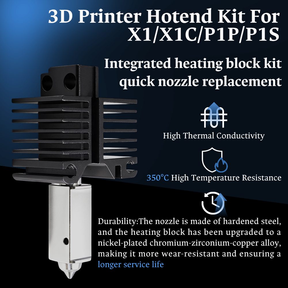 Hotend Untuk Bambu Lab P1P X1C - 3D Printing Bambu ulasan dan harga