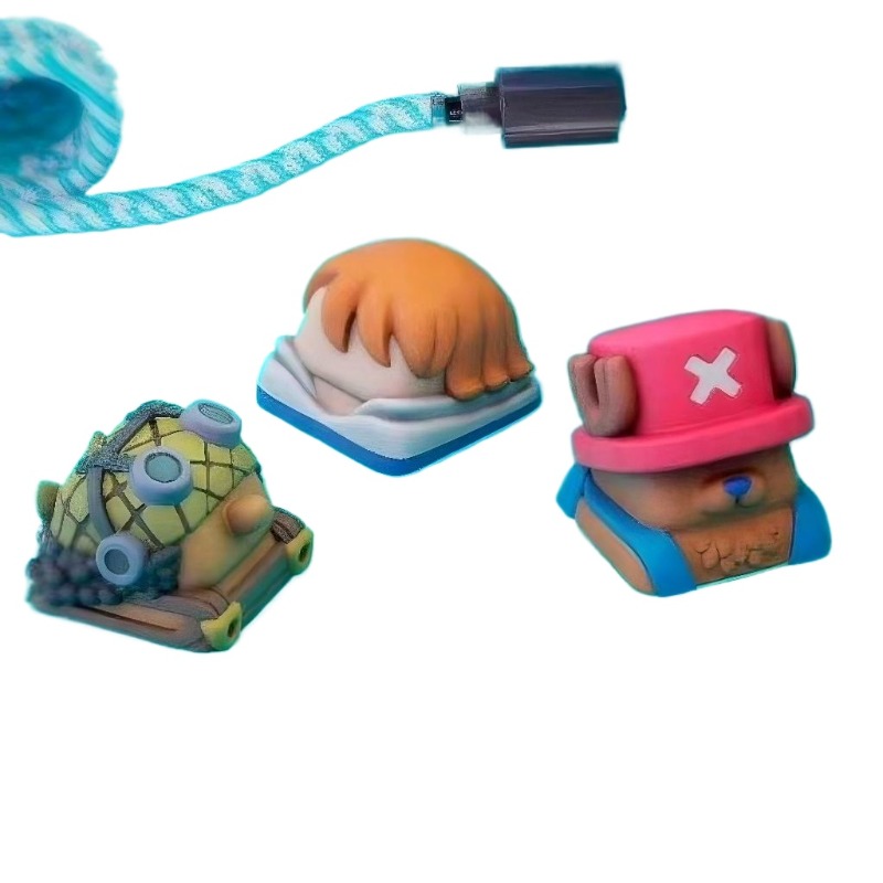 Keycap 3D One Piece Chopper Na - 3D Printing Keyboard ulasan dan harga