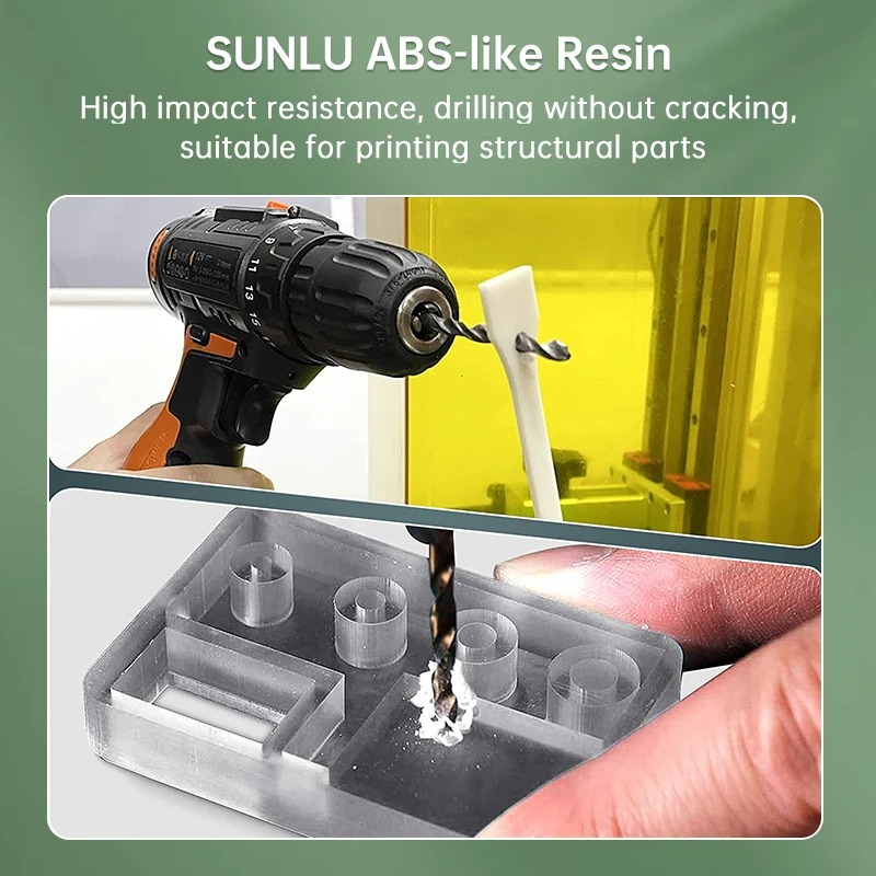 Resin SUNLU 3KG Mirip ABS/ Sta - 3D Printing Uv Sensitive Resin ulasan dan harga