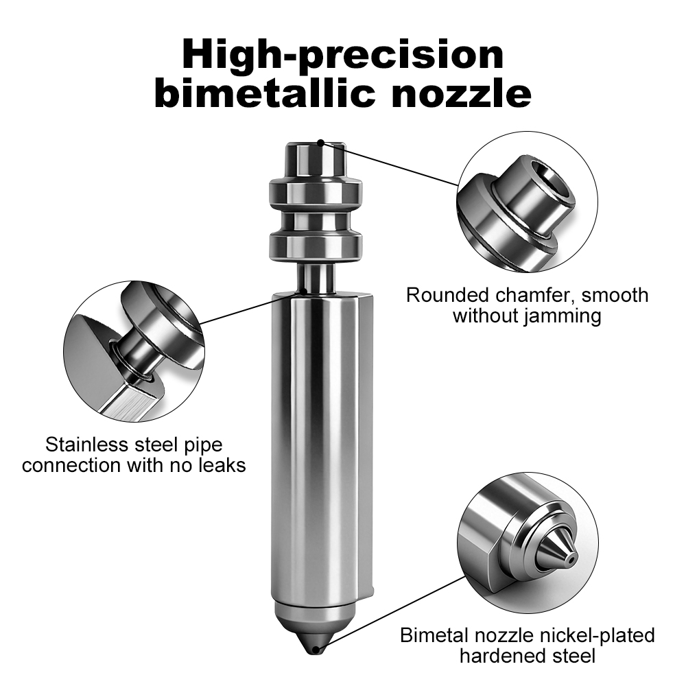 Nosel Bimetalik yang Ditingkat - 3D Printer Hotend Kit ulasan dan harga